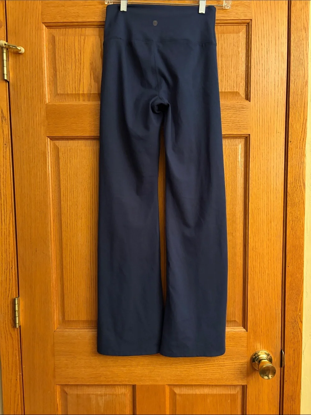 Balance Collection Wide-Leg Women’s Yoga Pants - Navy size small
